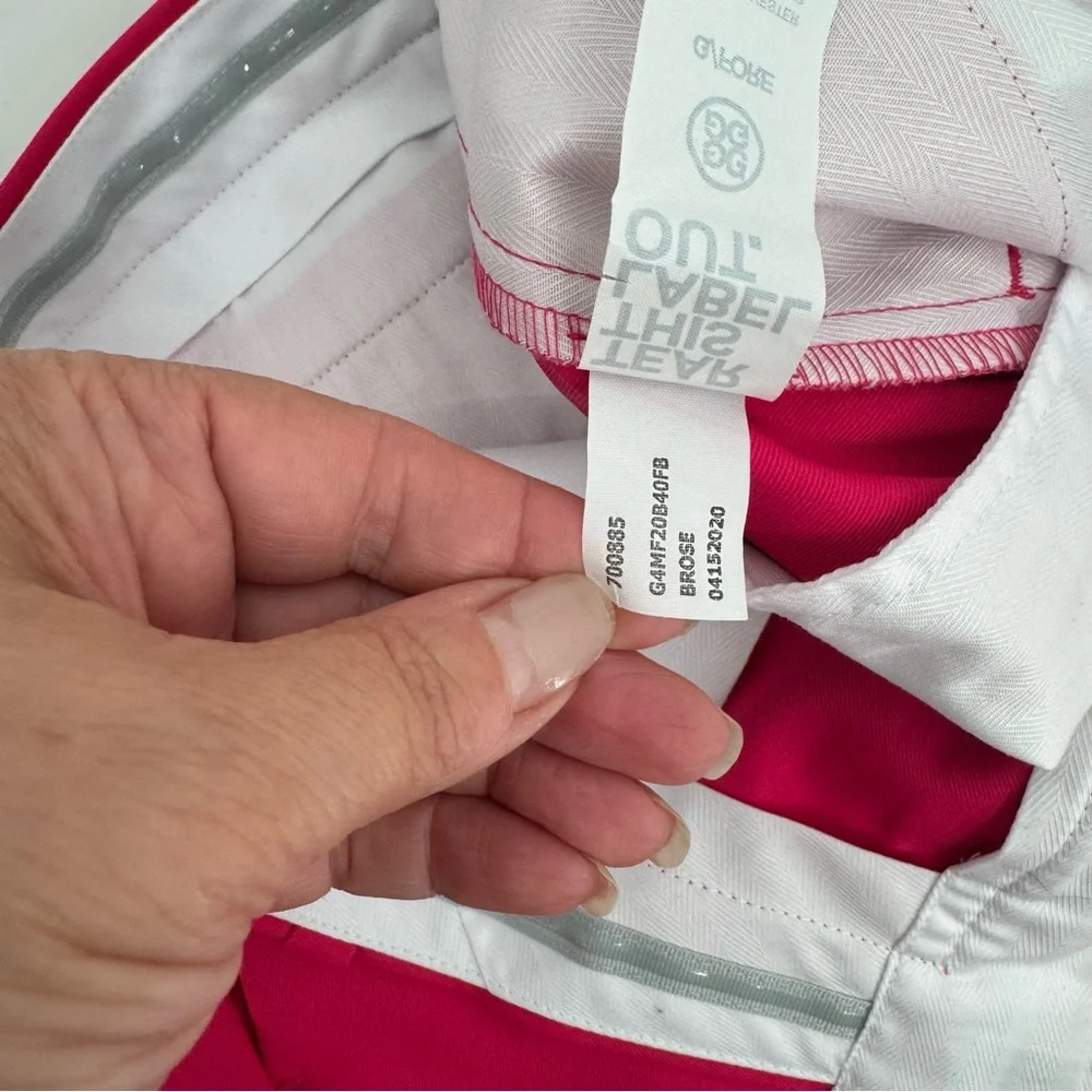 G Fore Golf Pants Men’s 32x32 Pink Five Pocket Golf - Picture 6 of 10